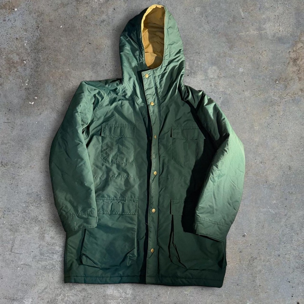 L.L.Bean Freeport, Maine BaxterState Parka Gore-Tex Thinsulate Hooded Green Tall